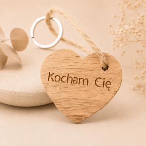 Brelok Kocham Cię serce