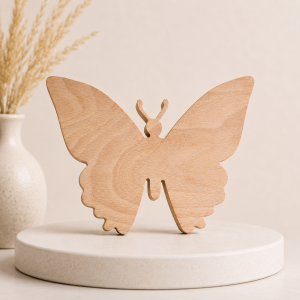 Motyl z drewna