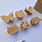 Zestaw gałek meblowych, (4) wyprzedaż, 6sztuk  